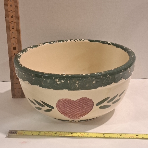 Brothers Pottery Norwich Ontario Ceramic Bowl Hand Painted Spongeware. - Picture 2 of 7